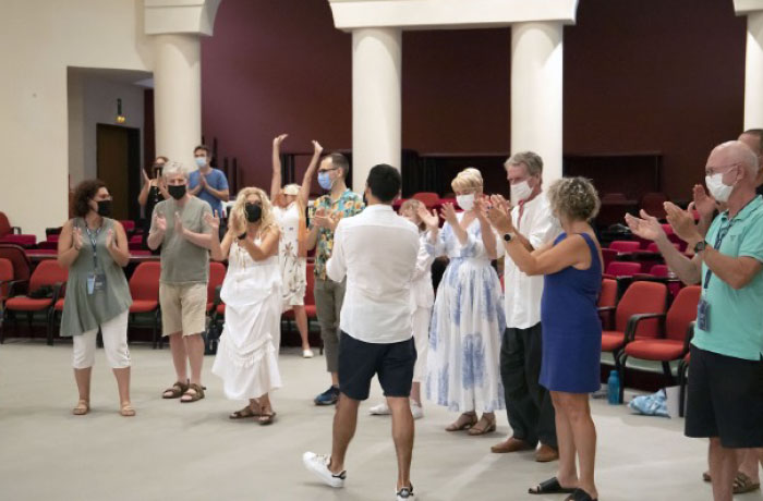 SNAPSHOTS of the 4th HELLENIC SUMMER PSYCHODRAMA ACADEMY<br />
2-8 AUGUST 2021